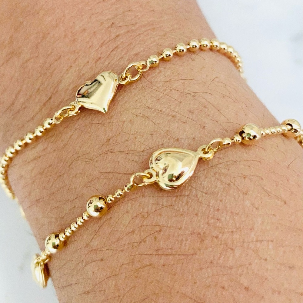 Heart Charm Bracelet